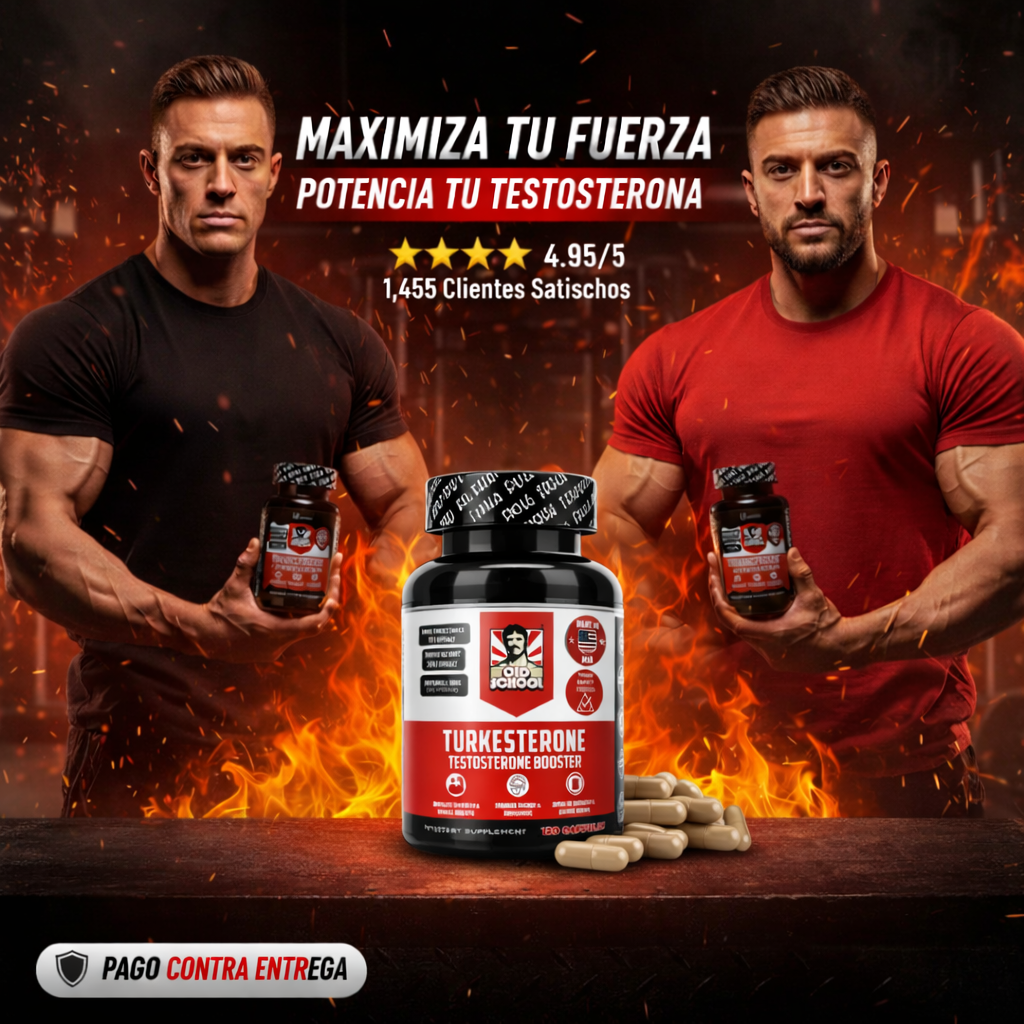 Suplemento Turkesterona Old School 120 cps