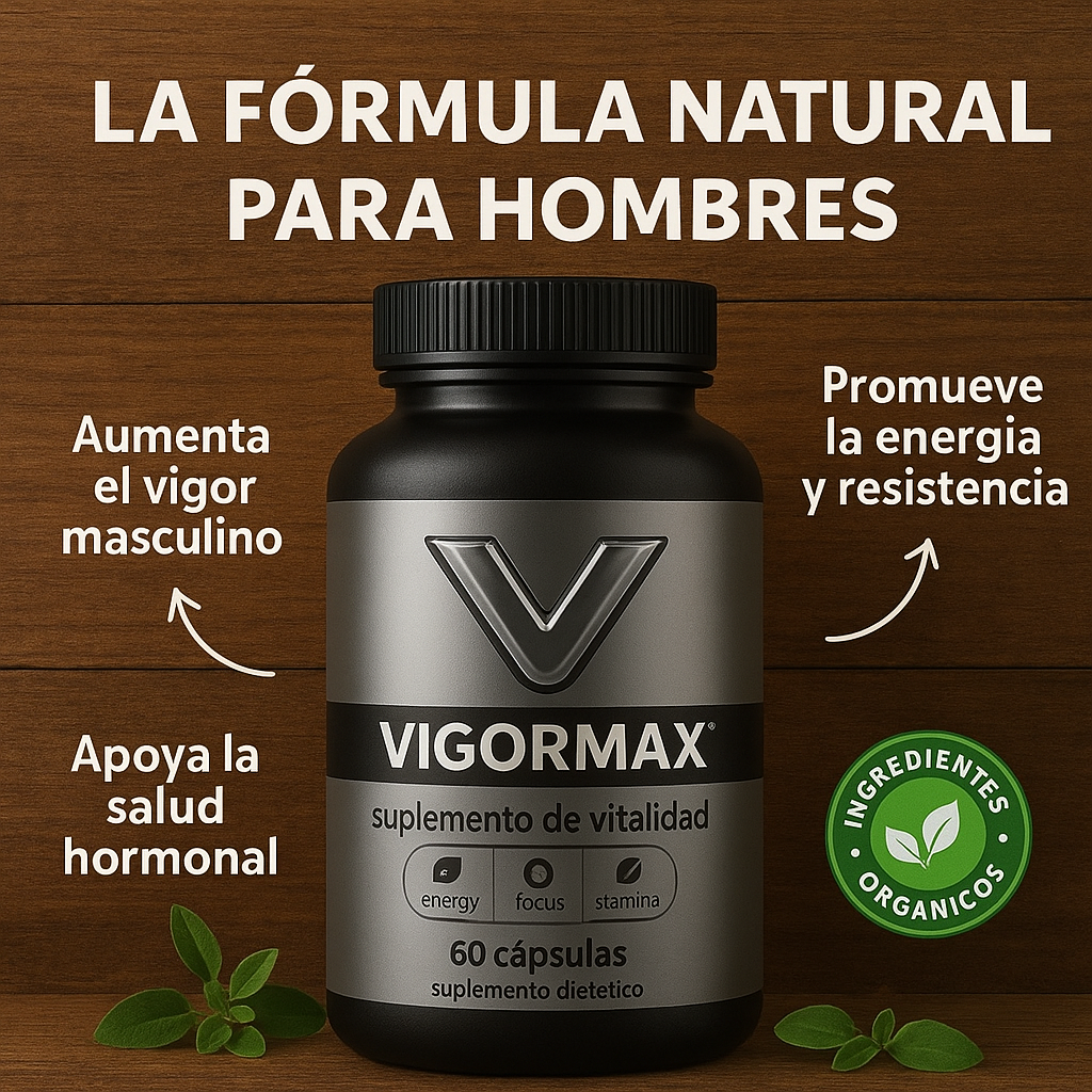 VigorMax – vitalidad, rendimiento y salud masculina.